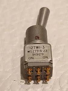 MS27719-23  I2TWI-3 Micro Switch New Surplus Learjet
